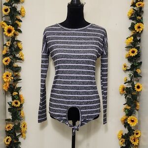 Poof New York Blouse – Gray with Lavender